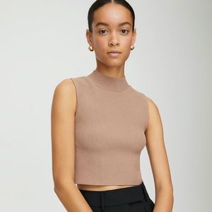 Babaton Sculpt Knit Mockneck Top